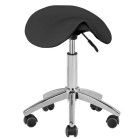 Meistro kėdė balno tipo AM-302, juoda