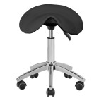 Meistro kėdė balno tipo AM-302, juoda