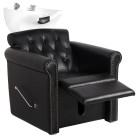 Kirpyklinė plautuvė Gabbiano Berlin Lux, juoda