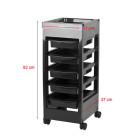 Kirpyklinis vežimėlis Gabbiano 048A, juoda