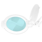 LED lempa lupa Moonlight 8012/5' su stovu, balta