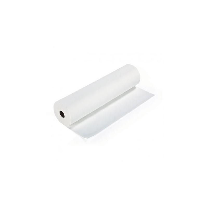 Balta vienkartinė neperšlampama paklodė rulone (60 cm x 50 m) masažo stalui