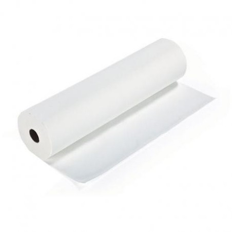 Balta vienkartinė neperšlampama paklodė rulone (60 cm x 50 m) masažo stalui