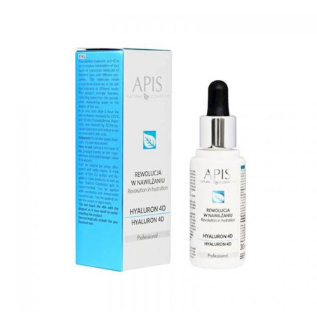 Apis Hyaluron 4D intensyviai drėkinantis veido serumas 30 ml