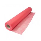 Vienkartinė rožinė flizelino paklodė rulone (60 cm x 50 m) – storesnio audinio, aukštos kokybės