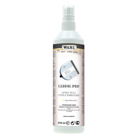 Moser-Wahl Cleaning Spray (250 ml) – profesionalus valymo skystis kirpimo mašinėlių galvutėms