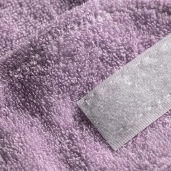 Violetinė kilpinė juosta su lipuku – puikiai sugeria drėgmę ir nevargina galvos