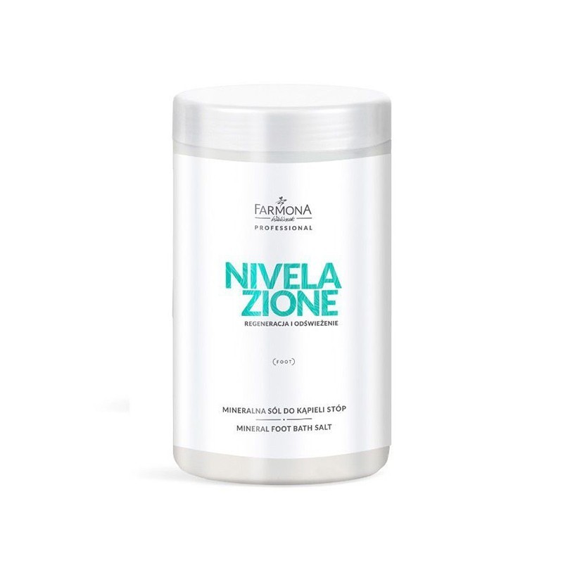 Antibakterinė jūros druska pėdų vonelėms Farmona Nivelazione (1500 g) – gaivina, minkština ir saugo